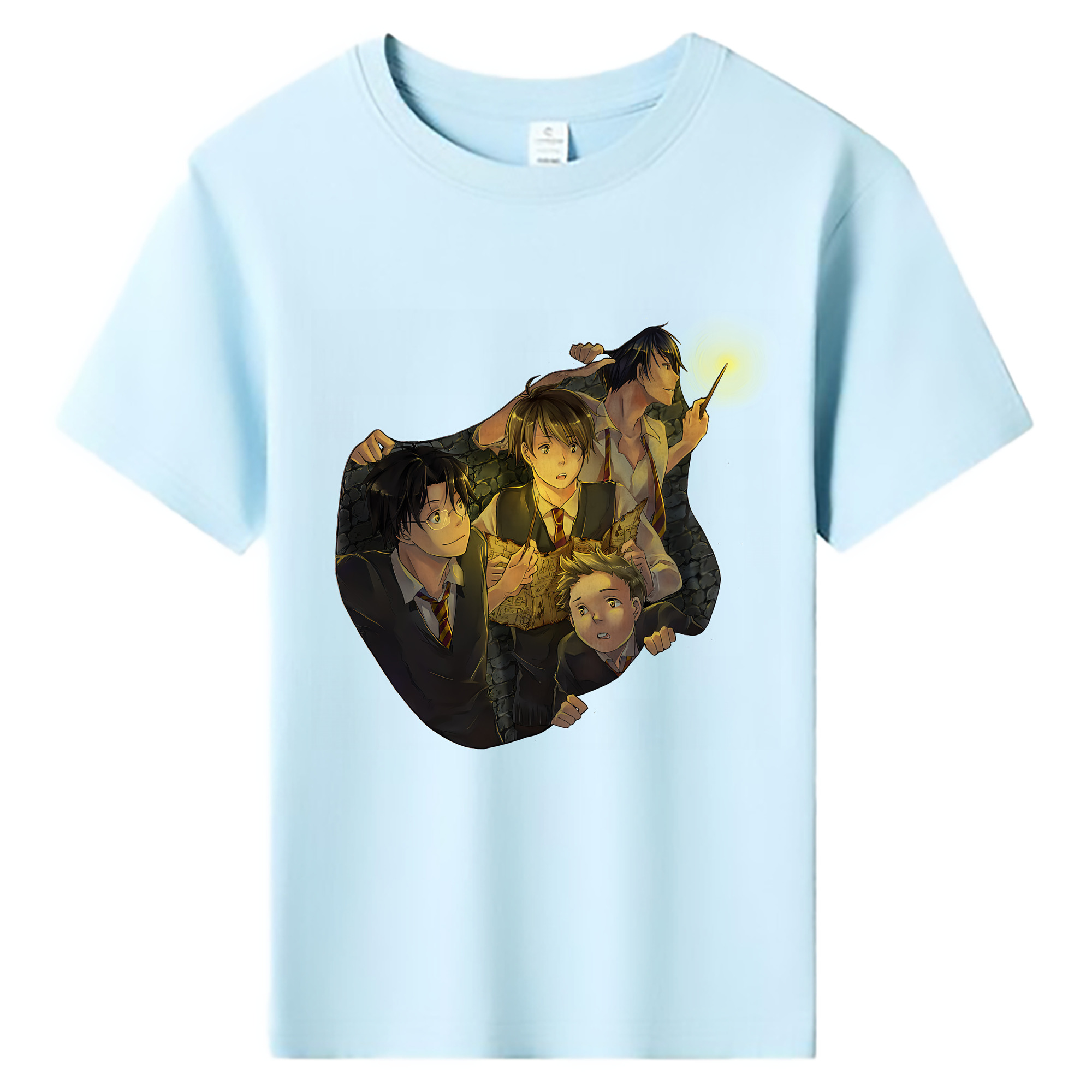 （画像用） Harry Potter ハリー・ポッターシリーズ 綿100％キッズTシャツ（フロントプリント）